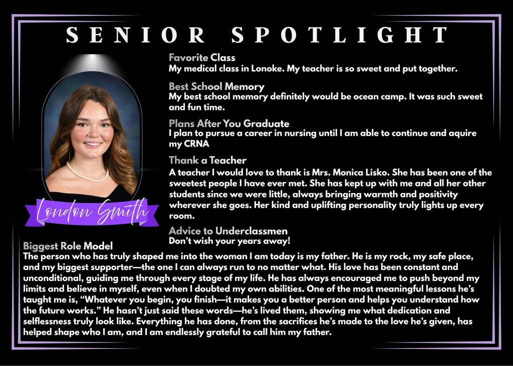 Senior Spotlight