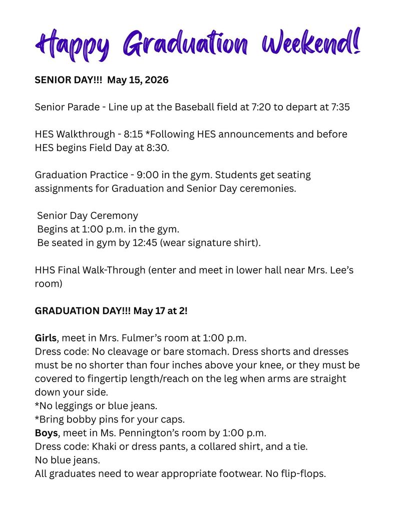 Senior Agenda