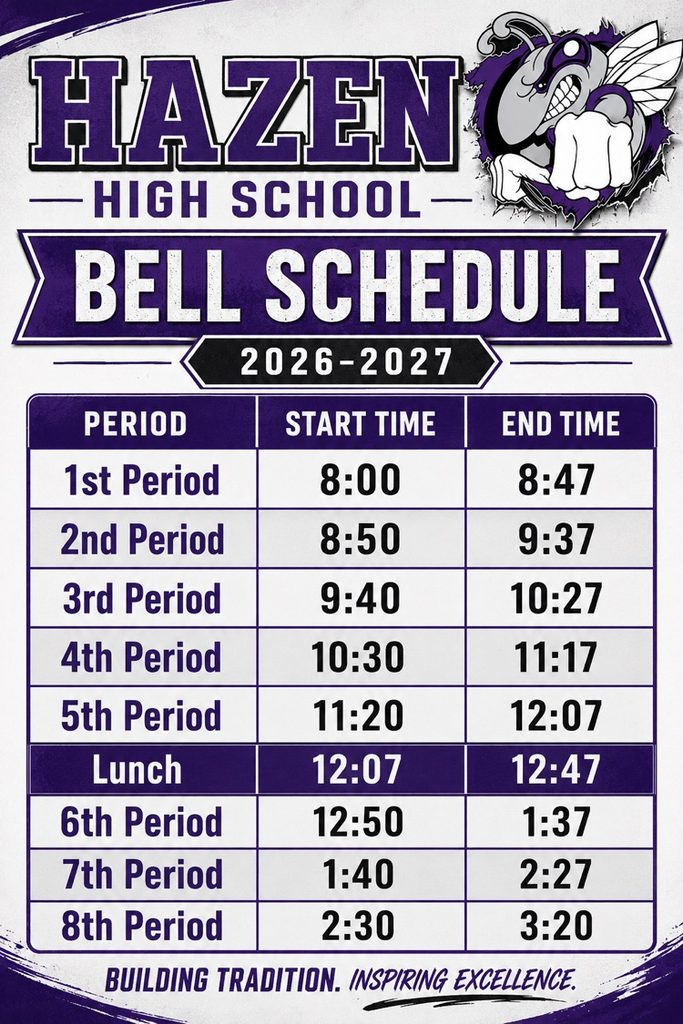 bell schedule