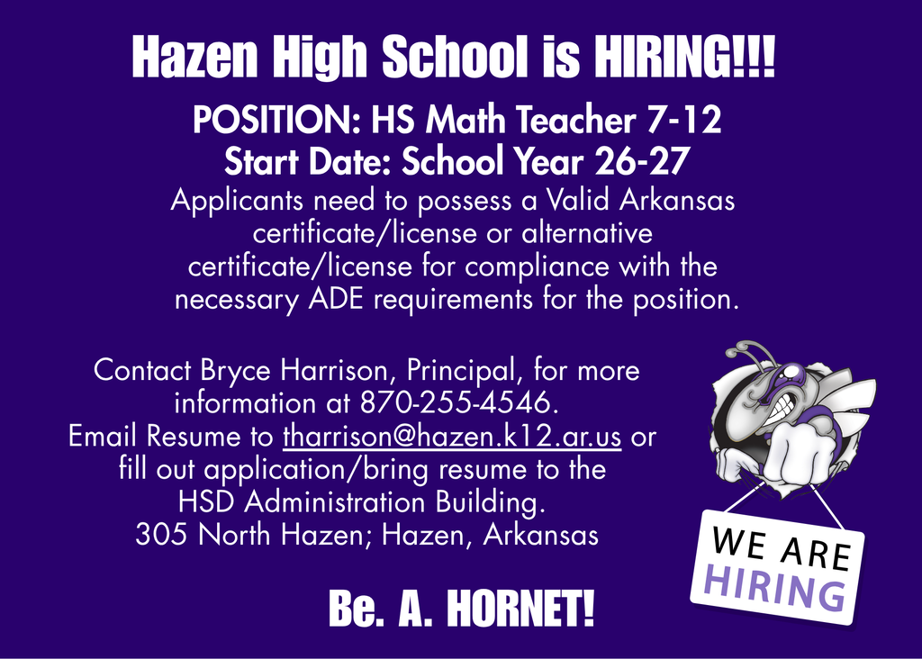 Hiring!