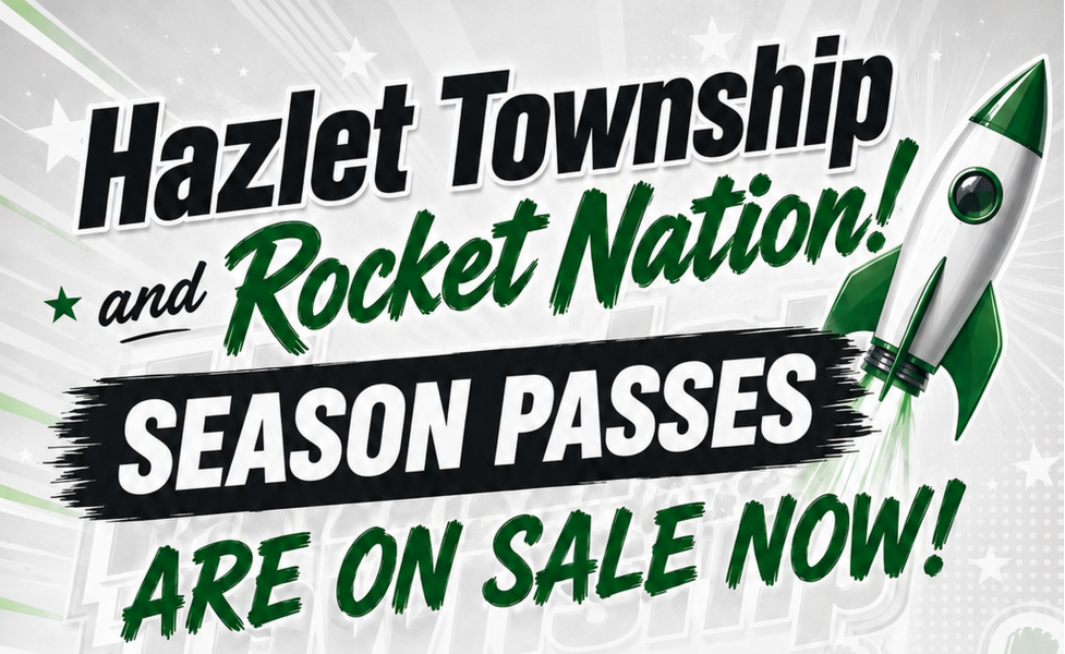 Grey background with green and black font and a rocket blasting off on the right side of the image