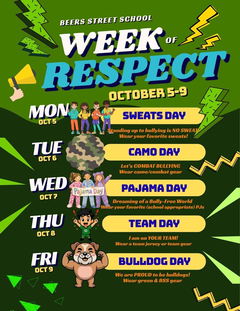 Week of Respect Spirit Days