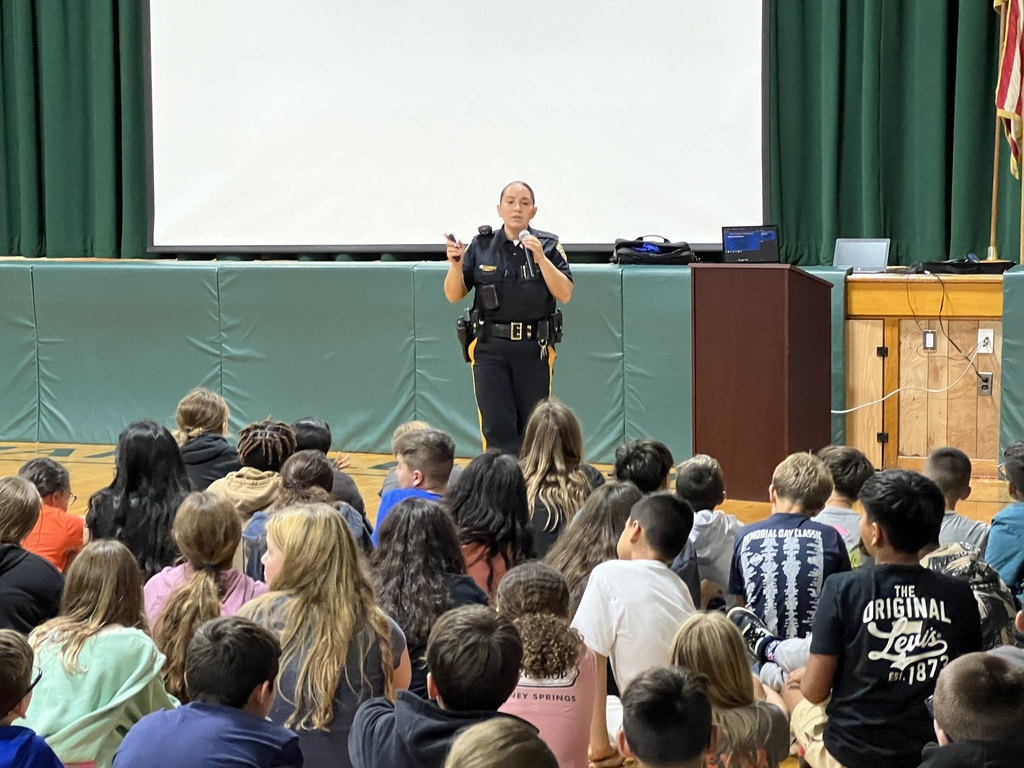 Cyberbullying Assembly with Officer Colon