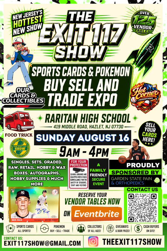 Flyer with multiple sports players and animated characters