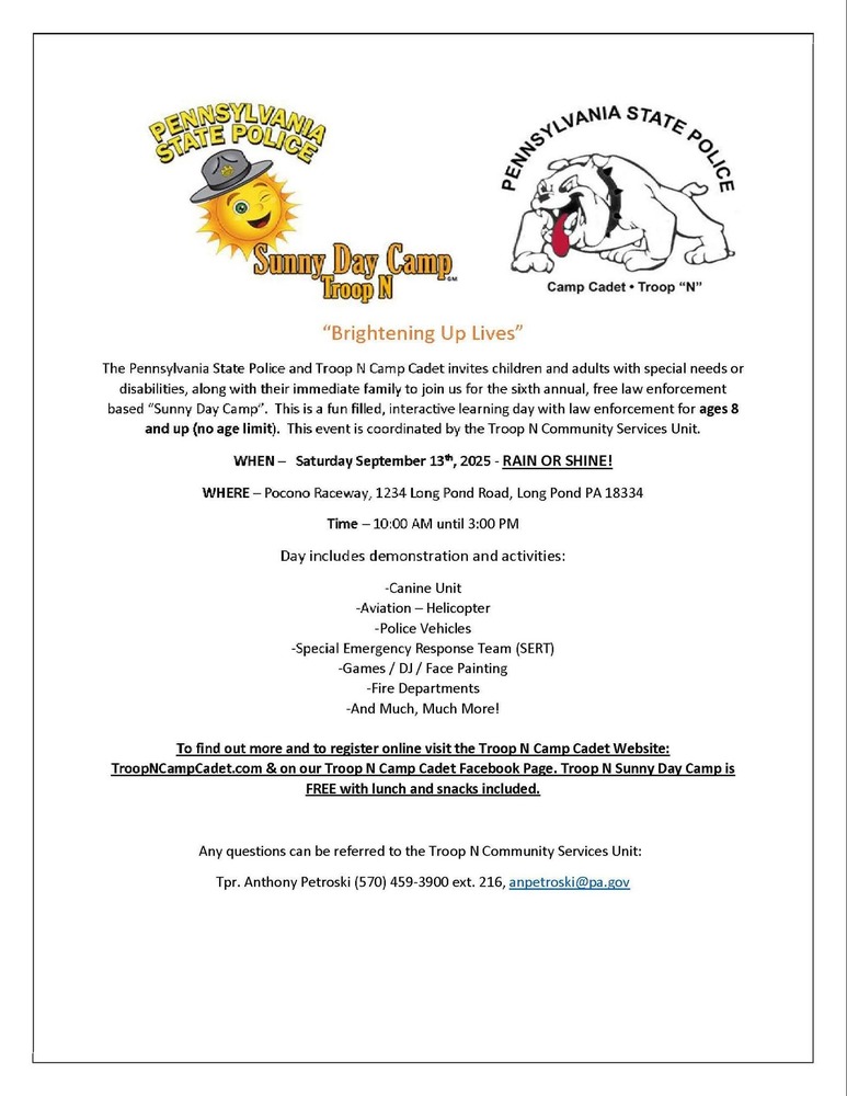 flyer for event