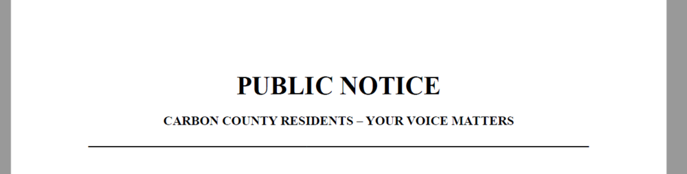 public meeting notice header