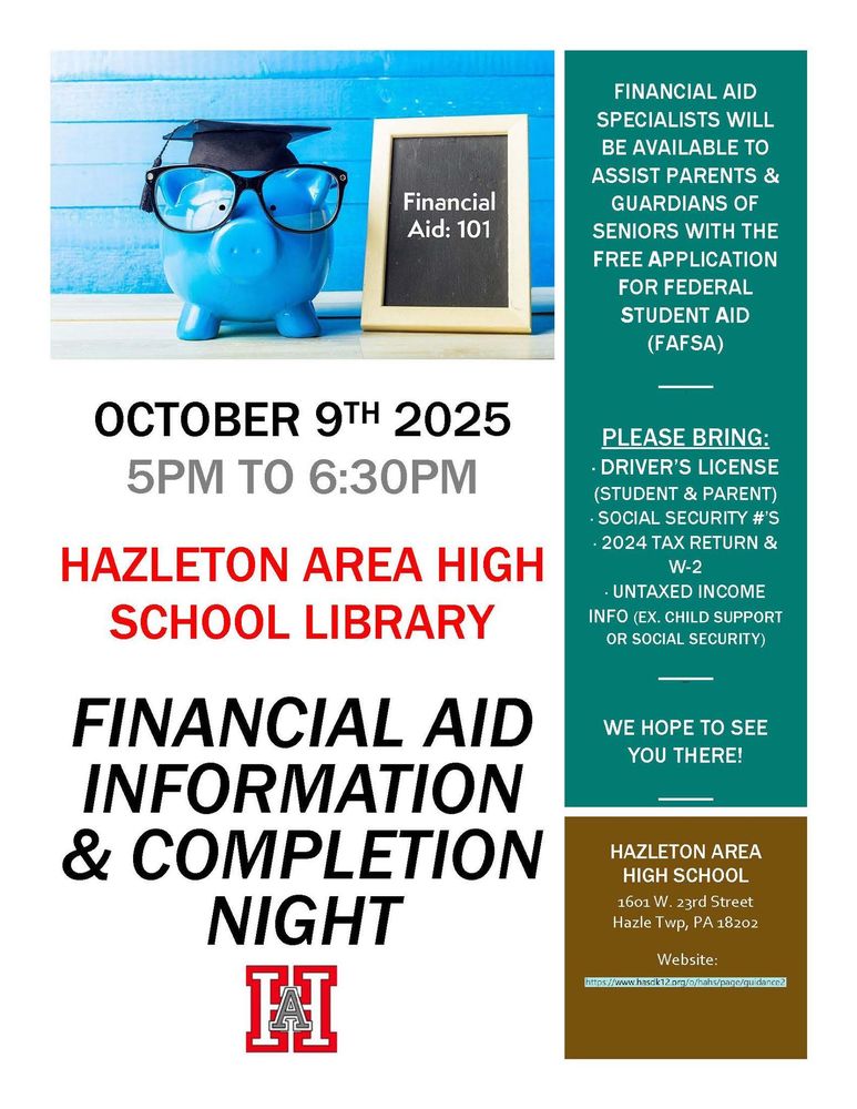 financial aid flyer