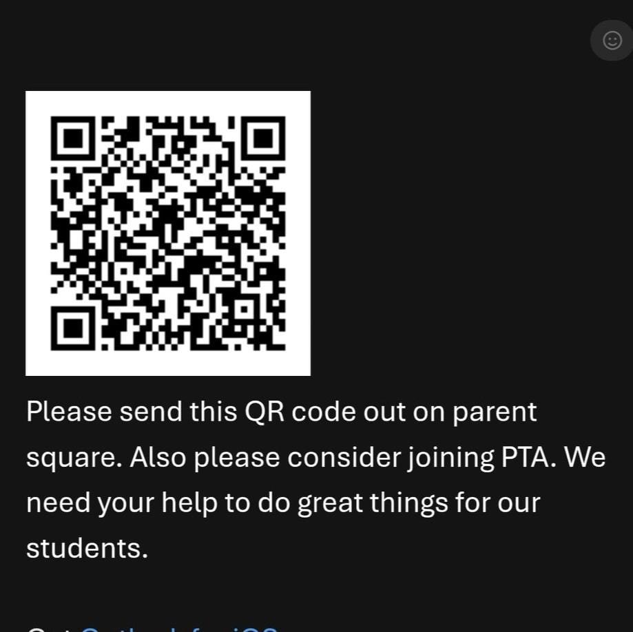 QR code to scan