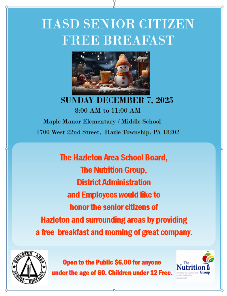 senior citizen breakfast flyer