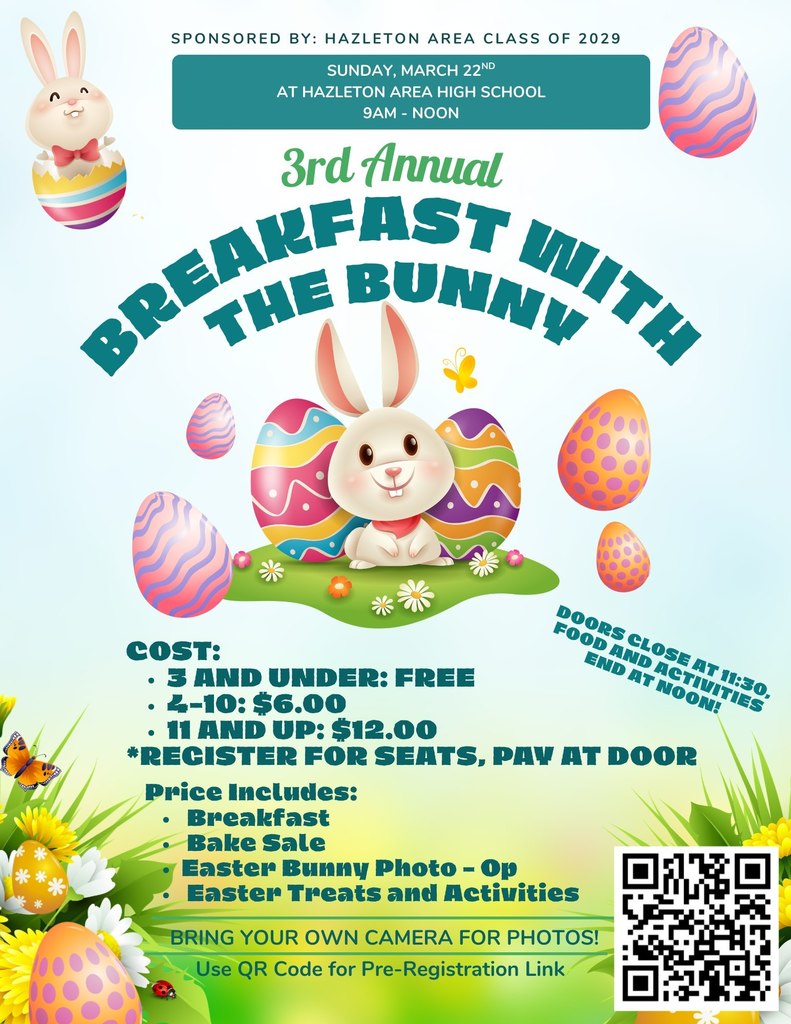 Breakfast with the bunny flyer