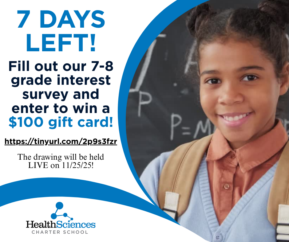 Fill out our grade 7-8 expansion interest survey and enter to win a $100 gift card!