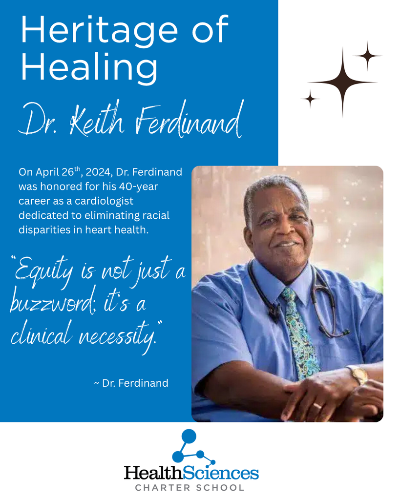 On April 26th, 2024, Dr. Ferdinand was honored for his 40-year career as a cardiologist dedicated to eliminating racial disparities in heart health.