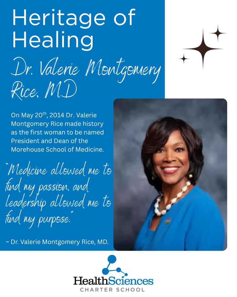 On May 20th, 2014 Dr. Valerie Montgomery Rice made history as the first woman to be named President and Dean of the Morehouse School of Medicine.