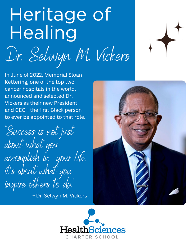 In June of 2022, Memorial Sloan Kettering, one of the top two cancer hospitals in the world, announced and selected Dr. Vickers as their new President and CEO - the first Black person to ever be appointed to that role. 