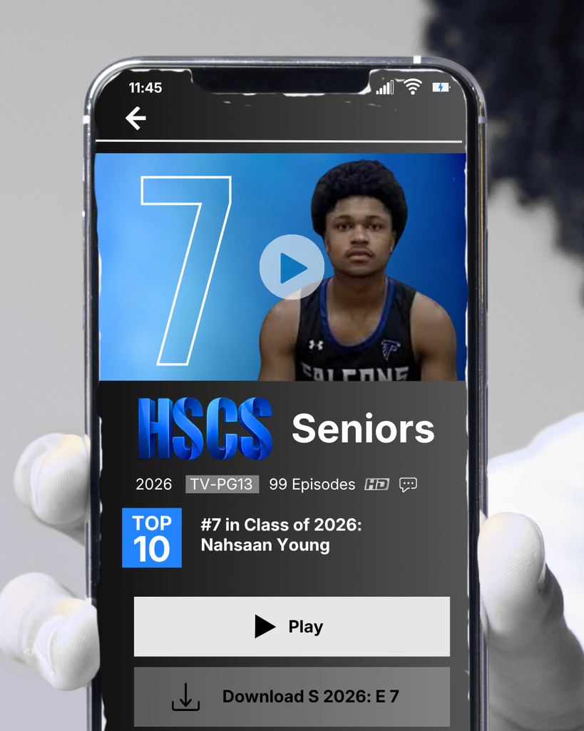 Next up on the leaderboard - help us celebrate our #7 ranked senior, Nahsaan Young!