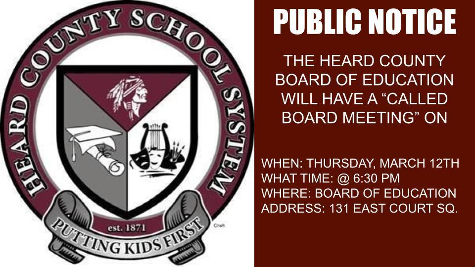 Call Meeting 3-10-26