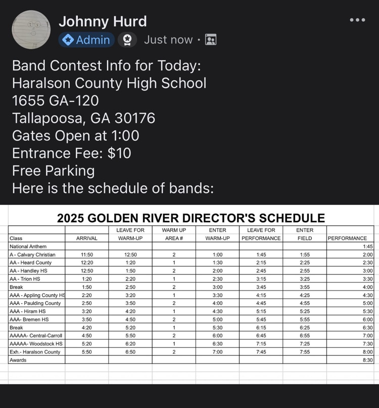 Golden River Marching Festival 