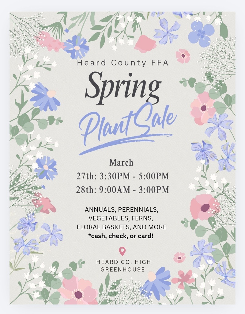 FFA Plant Sale