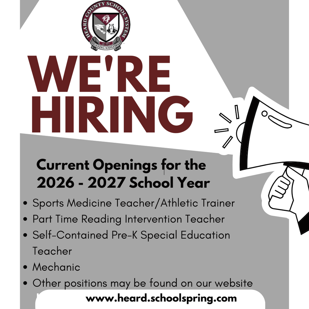 Hiring for 2026 - 2027 school year