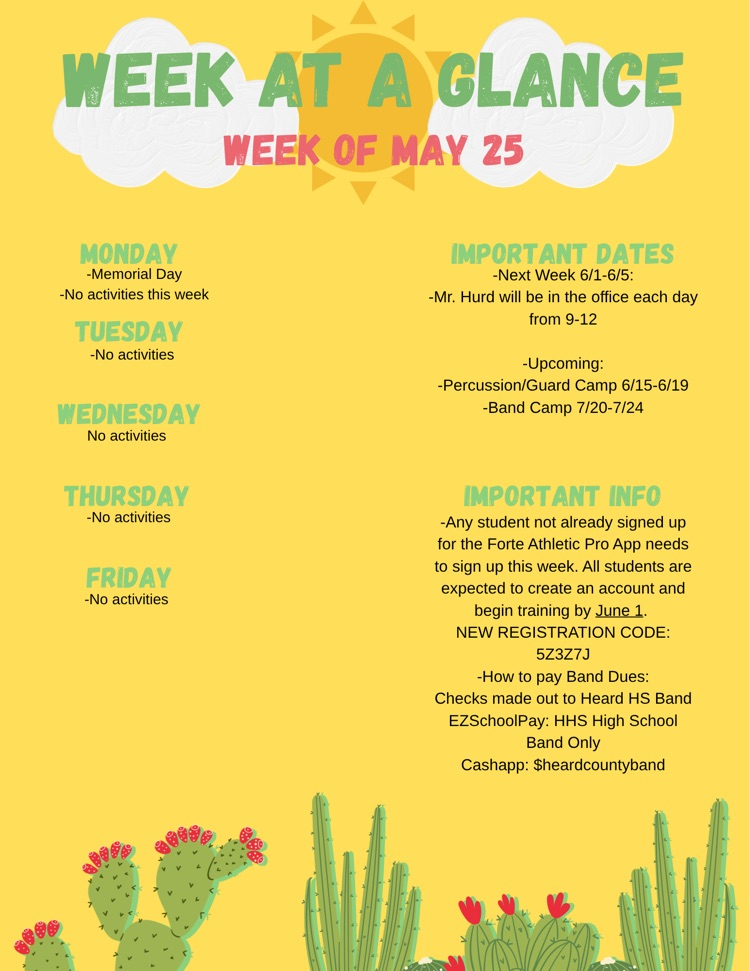 Week at a Glance 5/25 revised 