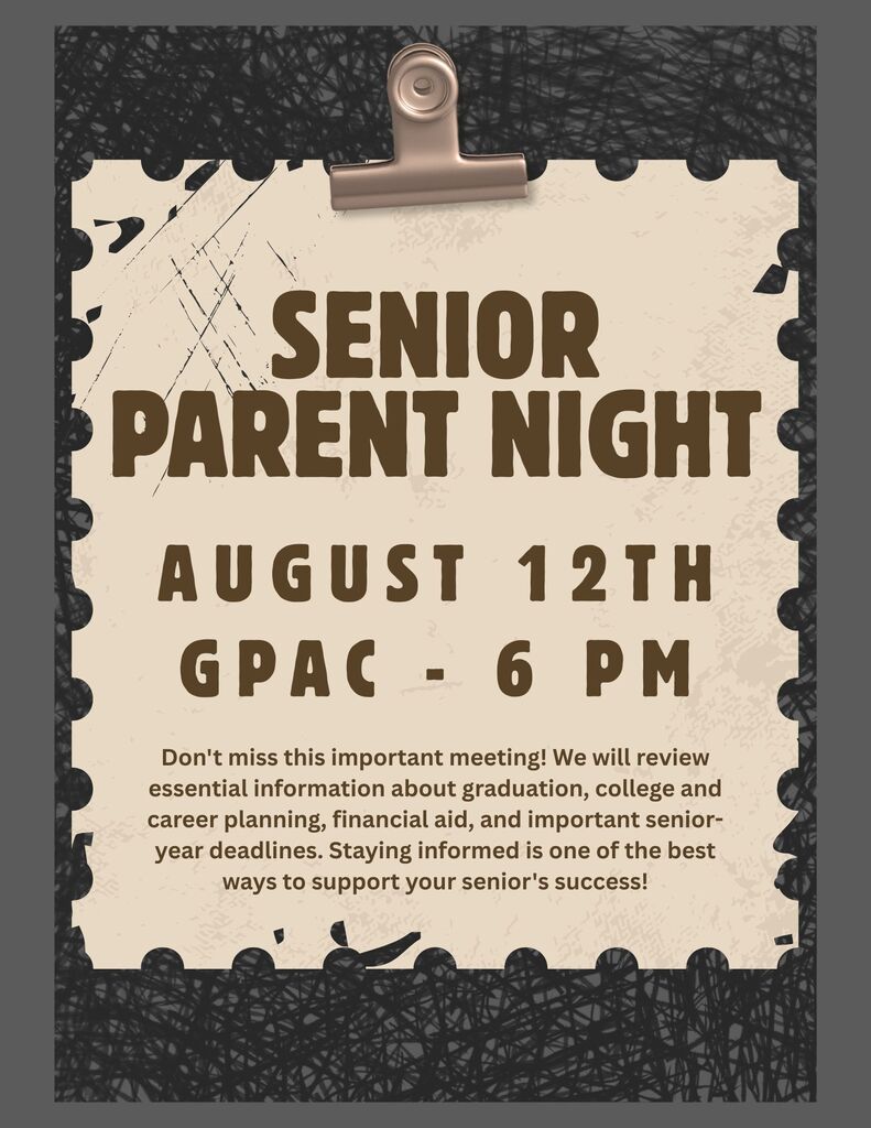 Senior Parent Night 2026