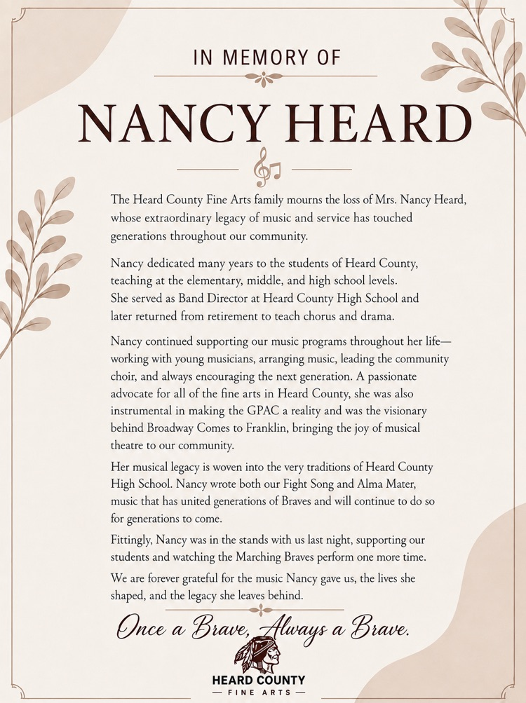 In Memory of Nancy Heard