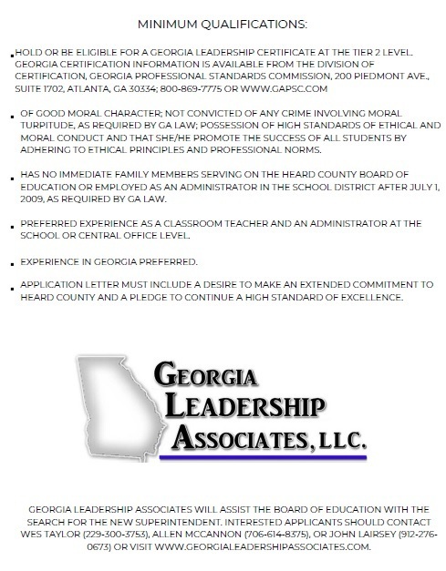 Superintendent Search Posting