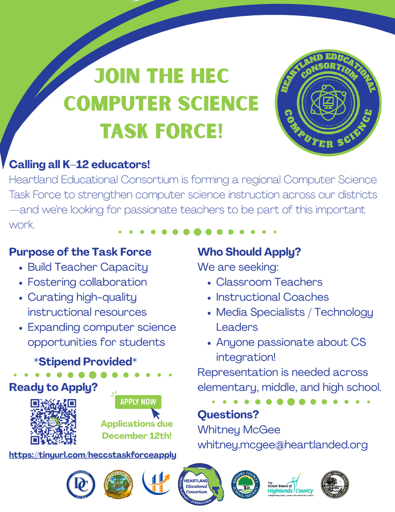 Computer Science Task Force Flyer