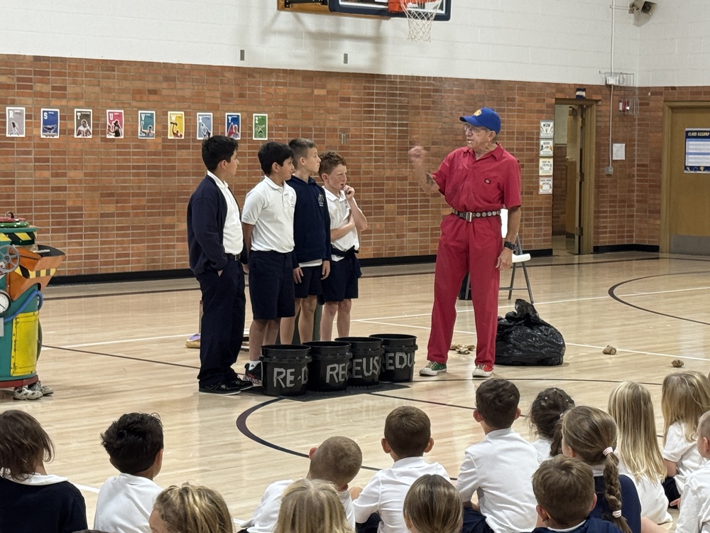Holy Family Elementary Catholic School Hays Arts Council Richard Renner Trash
