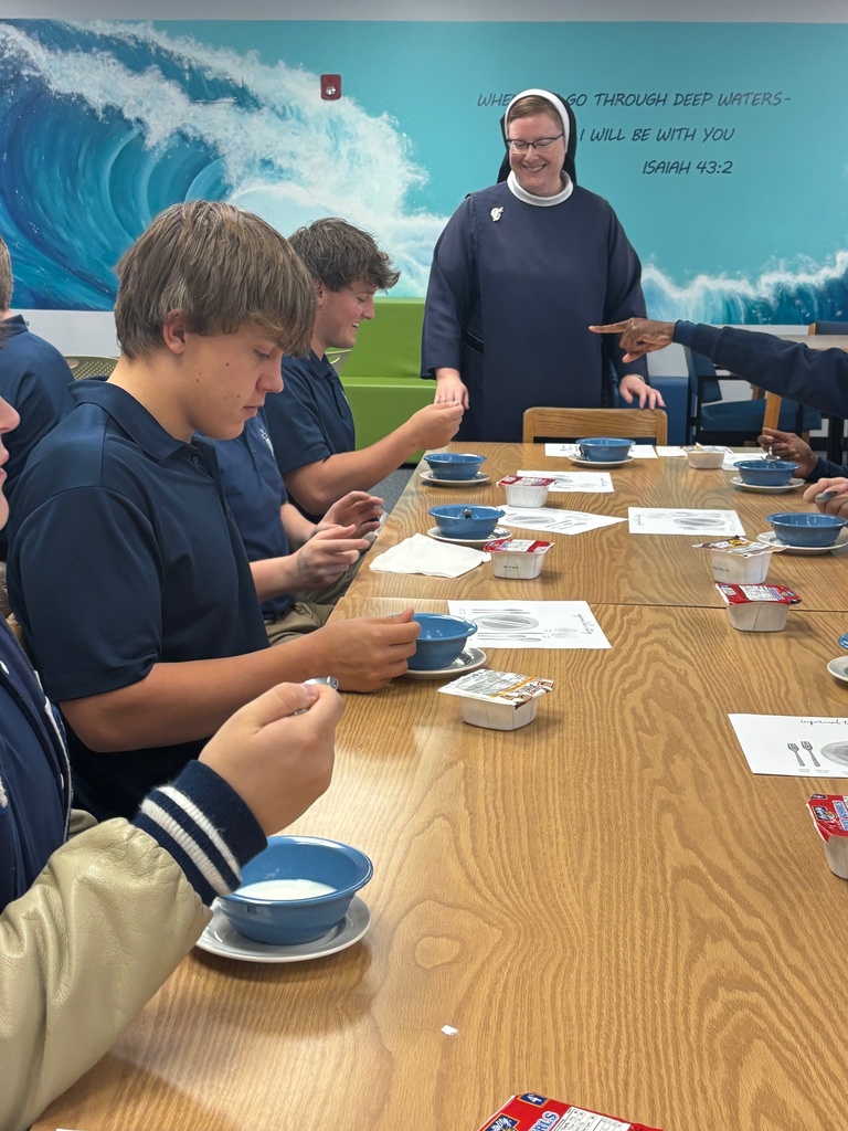 Practicing soup etiquette