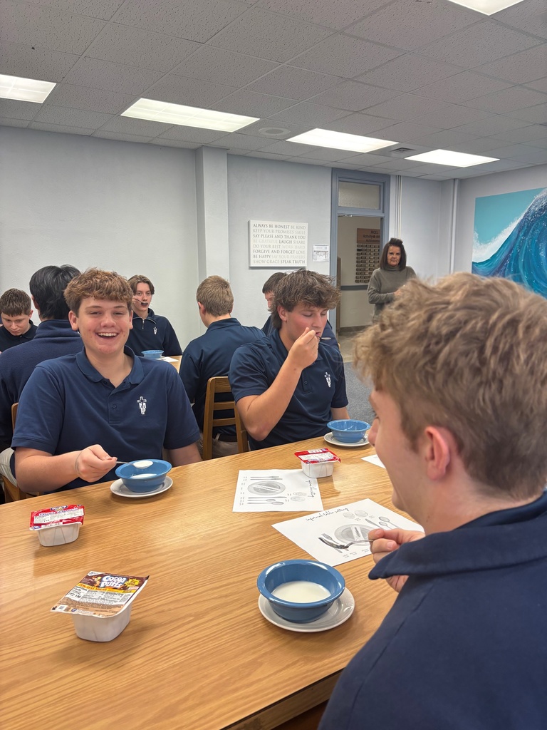 Practicing soup etiquette