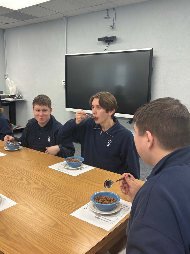 Practicing soup etiquette