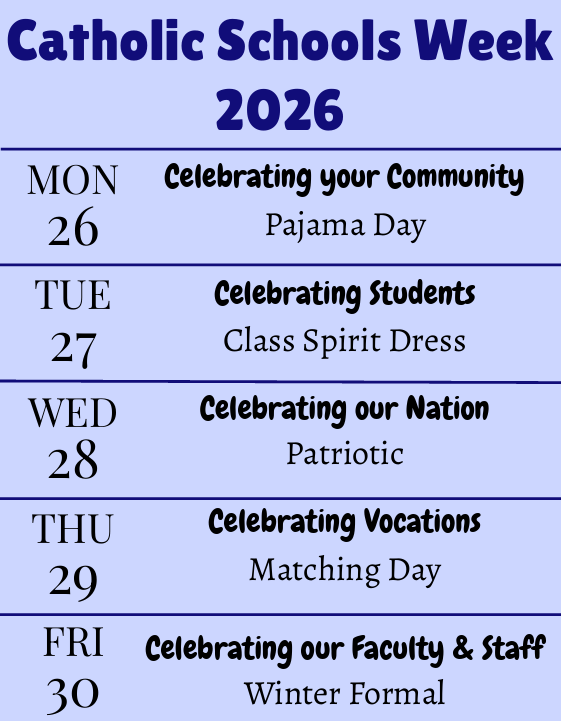 CSW Dress Down Schedule