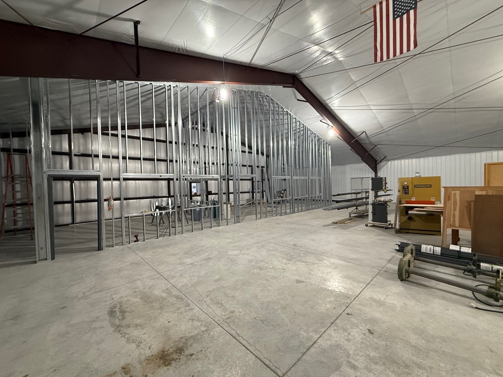 Image of the west end of the CTC building under construction on the campus of Thomas More Prep-Marian.