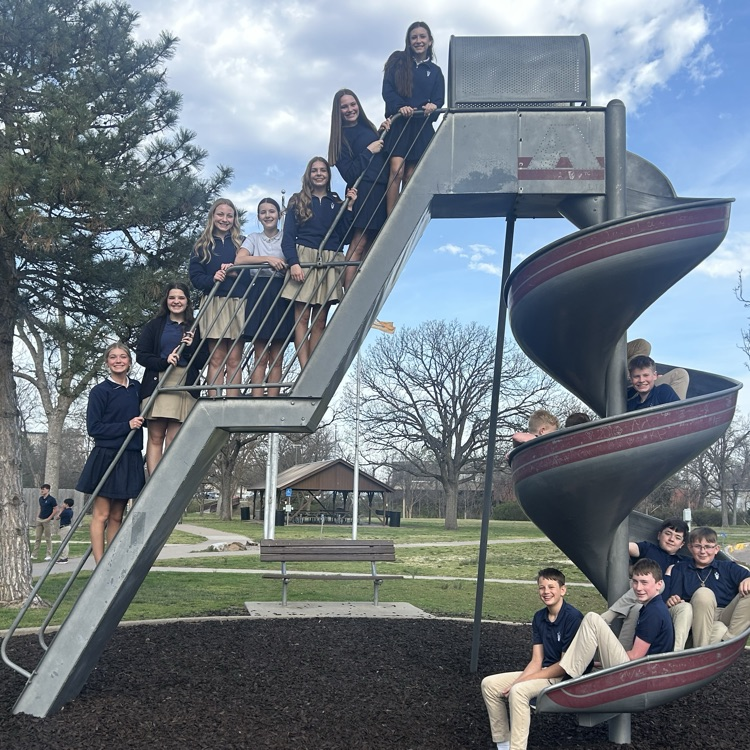 Students enjoyed time at a park. 