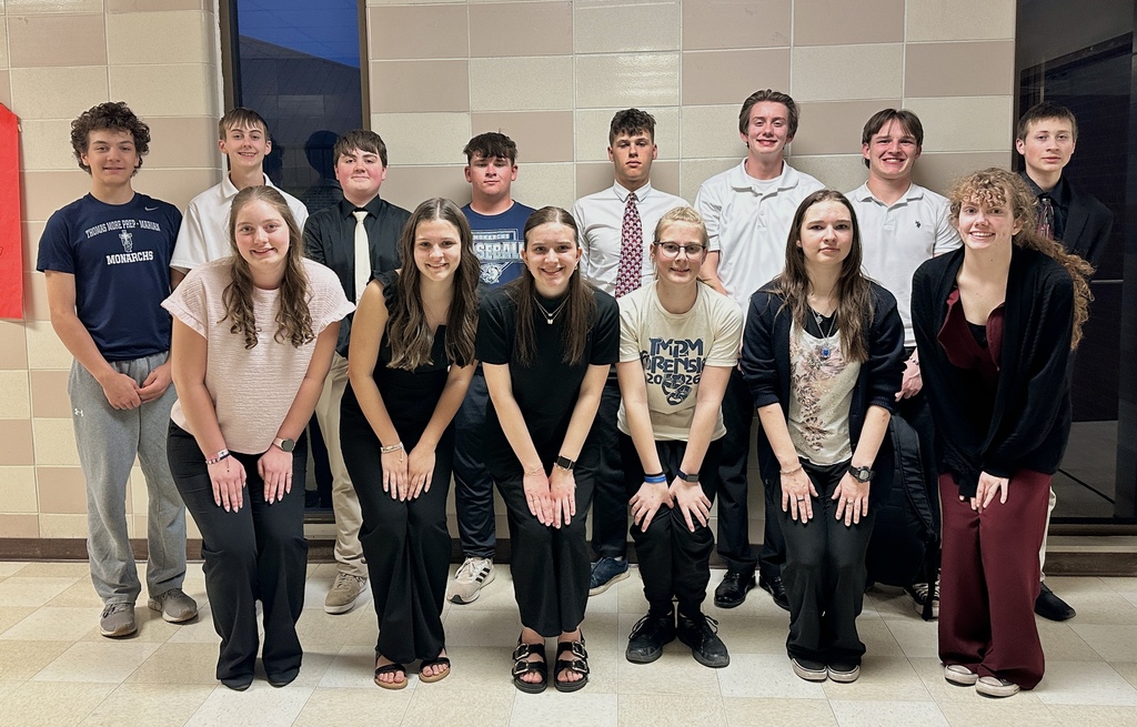 Forensics team in Smith Center