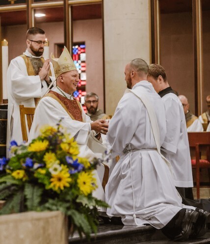 Picture from the ordination of Fr. Brian McCaffrey