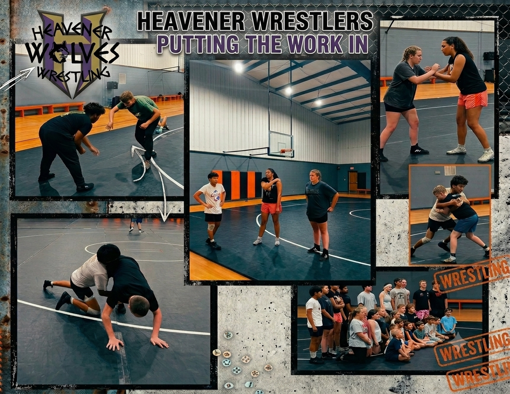 Heavener Wrestlers at Roland wrestling camp.