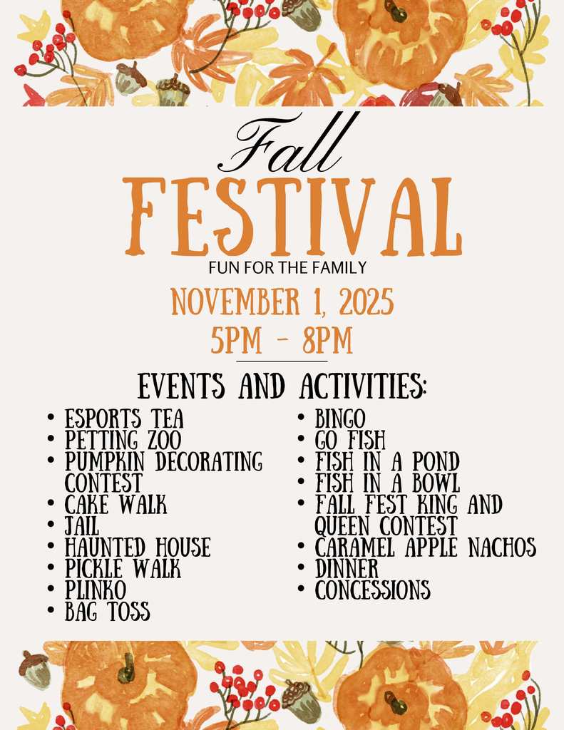 Save the date! Fall Fest at Hector Schools!