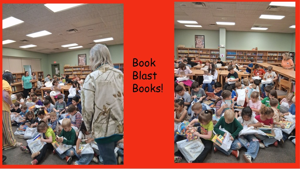 Students opening books!