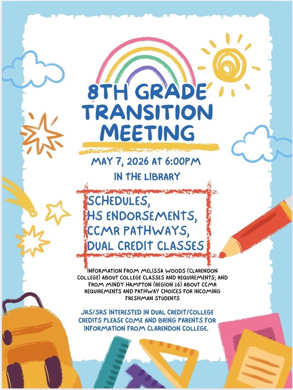 8th grade transition meeting