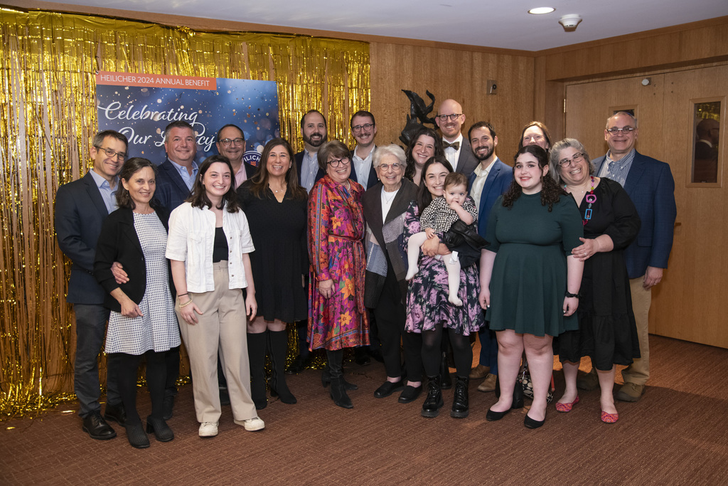 Audrey Goldfarb with family group photo