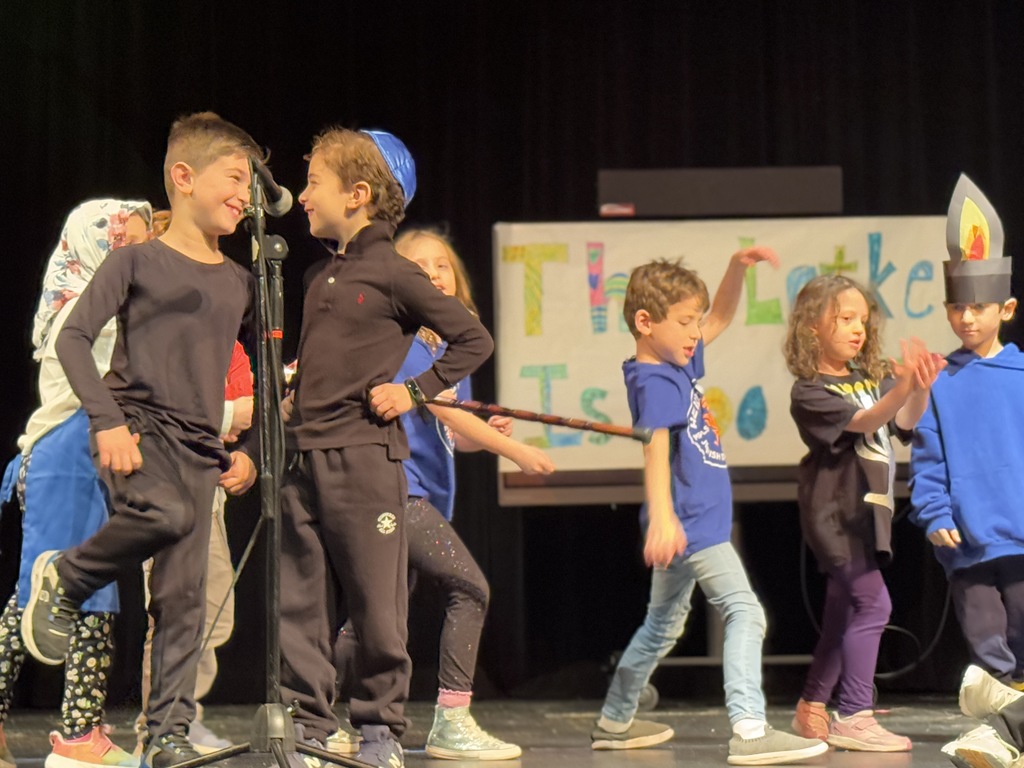 students perform The Latke Is Too Big!