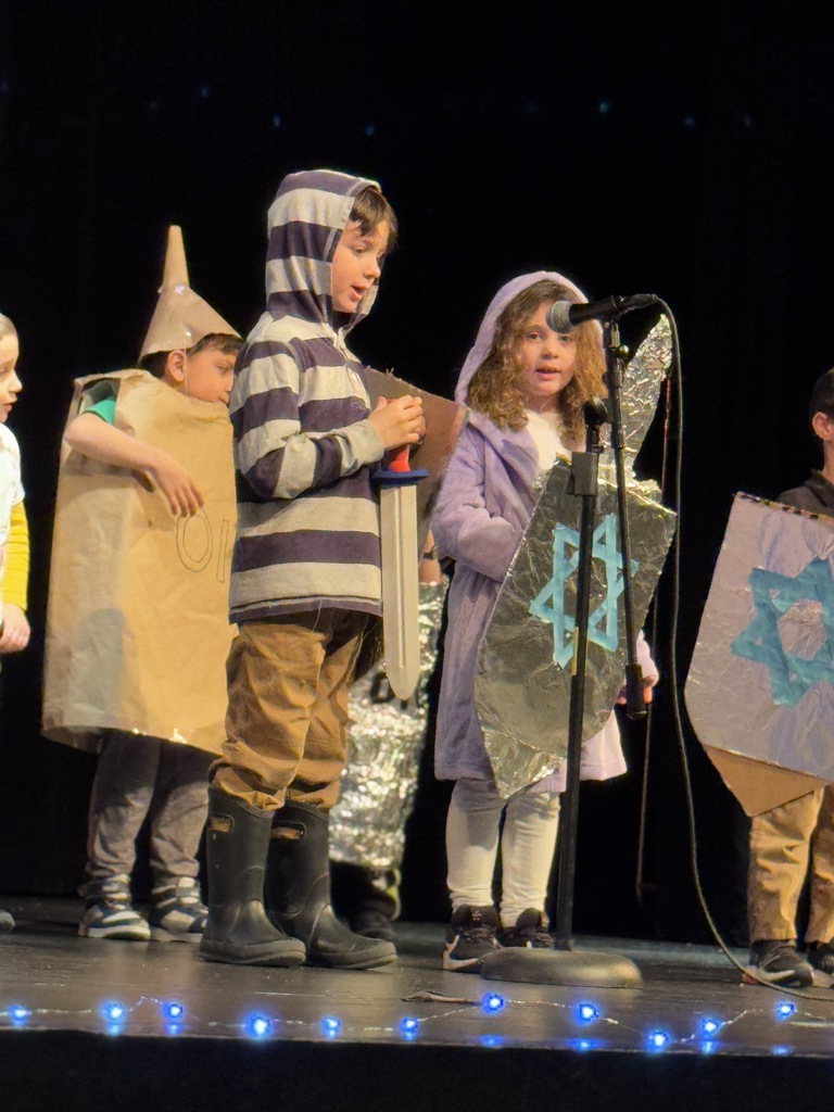 students perform The Latke Is Too Big!