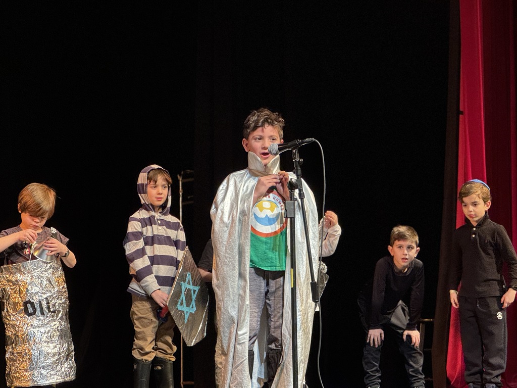 students perform The Latke Is Too Big!