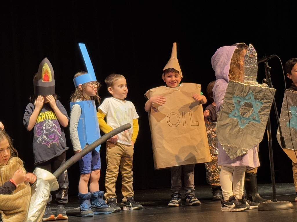 students perform The Latke Is Too Big!