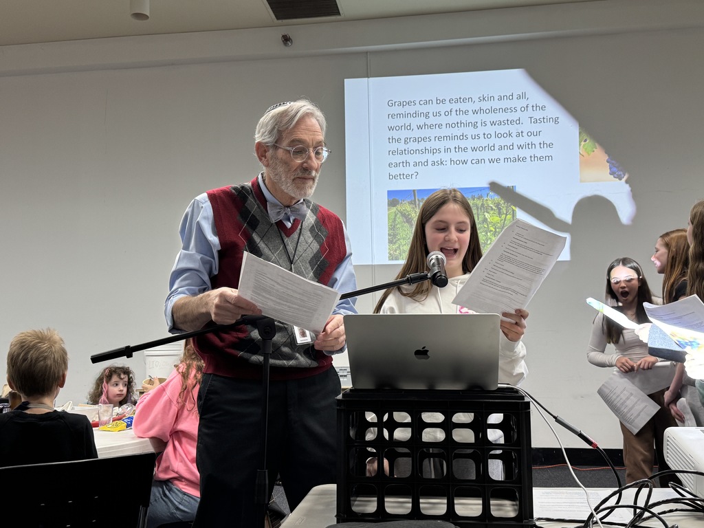 seventh grader leads seder