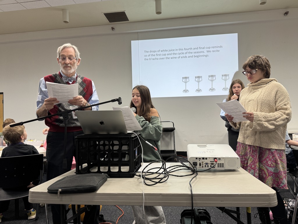 seventh grader leads seder