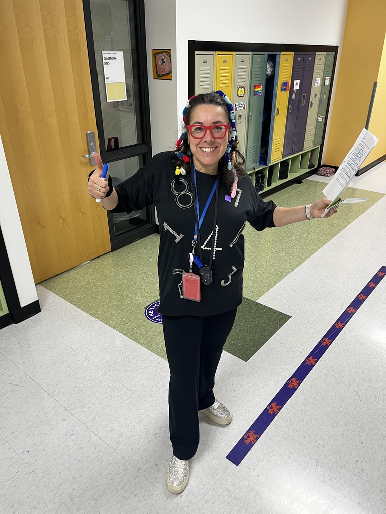 teacher dressed up for 100th day