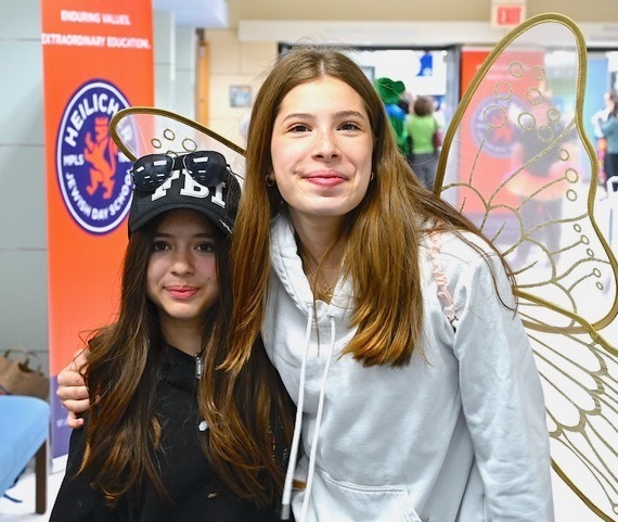 Costumes: FBI agent, butterfly